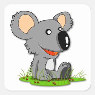 Carré Sticker à ours Koala