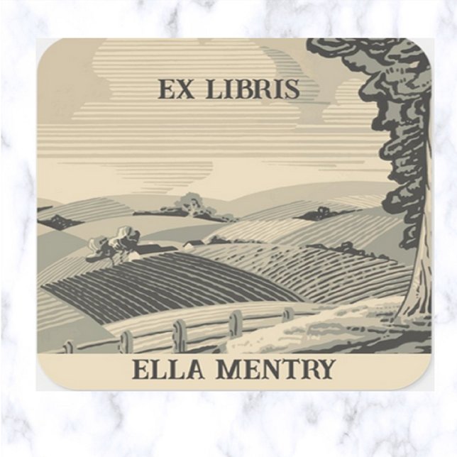 Carré Sticker à plaques agricoles modifiable (Créateur téléchargé)