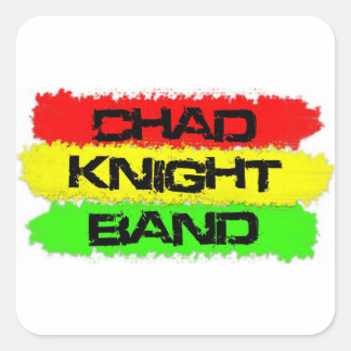 Carré Sticker à Reggae de Chad Knight Band