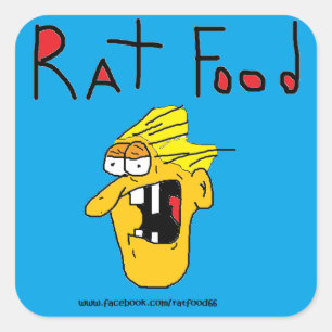 CARRÉ STICKER ALIMENTAIRE RAT POUR LE PROJET WARRIOR BLE