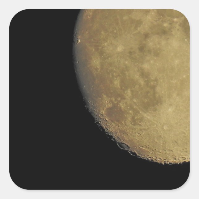 Carré Sticker avec gros lune (Devant)