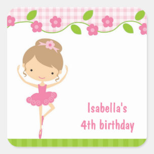 Carré Sticker Ballerina