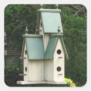 Carré Sticker "BIRD HOUSE"