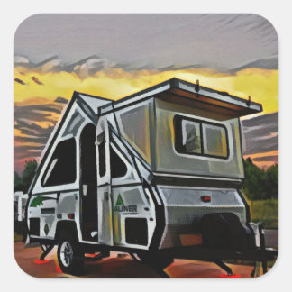 Carré Sticker Camper A-Frame