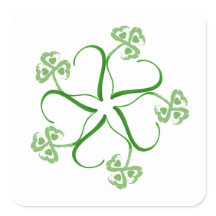 Sticker Coeur de trèfle