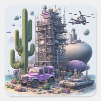 Carré Sticker Concept Defender