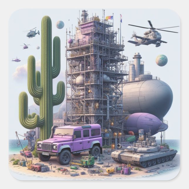 Carré Sticker Concept Defender (Devant)