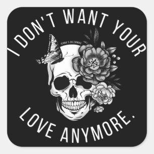 Carré Sticker d'amour non désiré