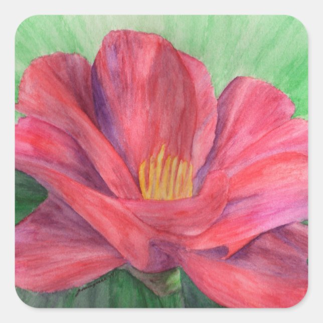 Carré Sticker de dépliage (Devant)