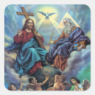 Carré Sticker de la Très Sainte Trinité