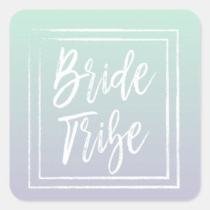 Carré Sticker de la tribu des Mint Bride