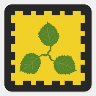 Carré Sticker de l'insigne de la populace SCA Caerthe