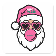 Sticker de Noël Père Noël Joyeux