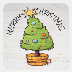 Carré Sticker de Noël TROP mou