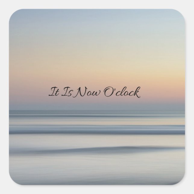 Carré sticker de rappel du moment présent (Devant)