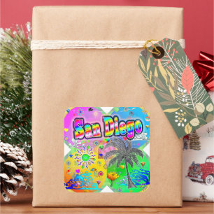 Carré Sticker de San Diego Quadro Seasons
