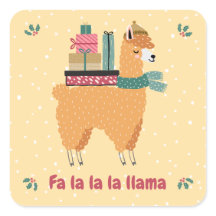 Sticker de vacances Fa la la Llama