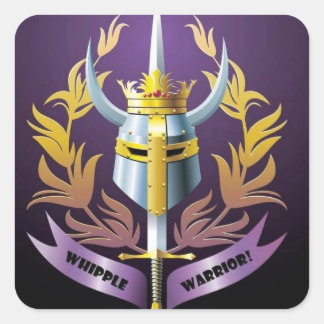 Carré Sticker de Whipple Warrior Square du Dude