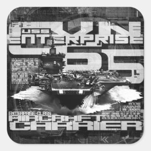 Carré Sticker d'entreprise de porte-avions
