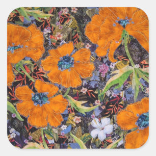 Carré Sticker du jardin de la déesse