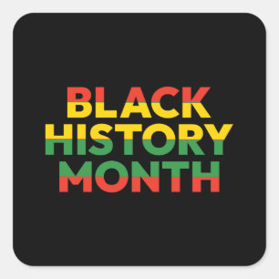 Carré Sticker du mois de l'histoire noire