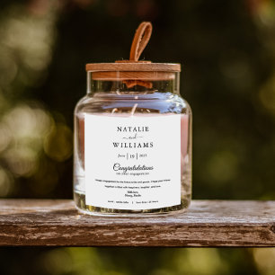 Carré Sticker Félicitations pour la nouvelle mariée Fian