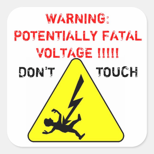 Carré Sticker Flash Protection (Devant)