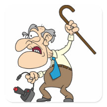 Sticker Géezer Grumpy