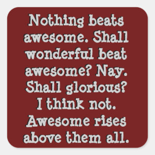 Carré Sticker génial