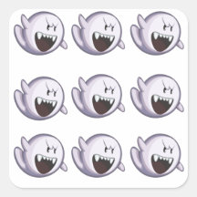 Carré Sticker Ghost