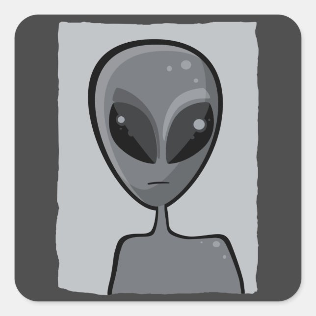 Carré Sticker Gray (Devant)