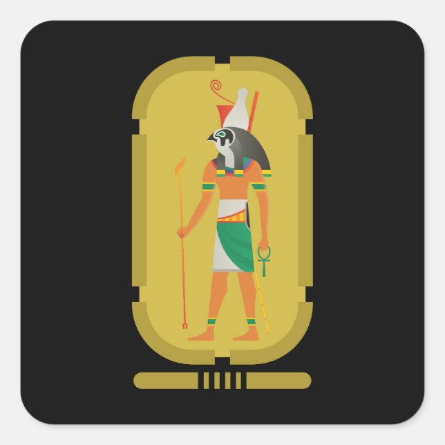 Carré Sticker Horus Sky God (Devant)