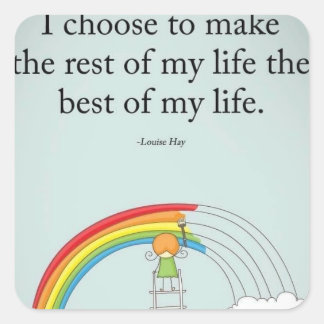 Carré Sticker Inspirational pour votre voiture, notes n'