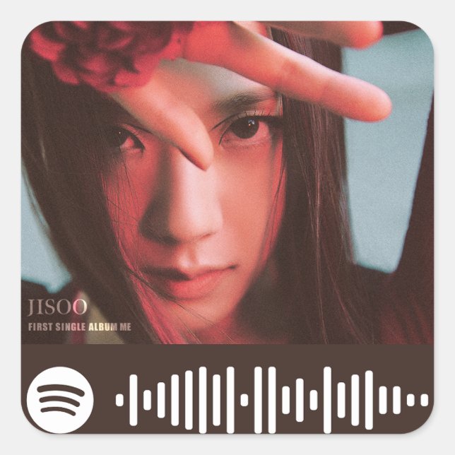 Carré Sticker Jisoo BlackPink (Devant)