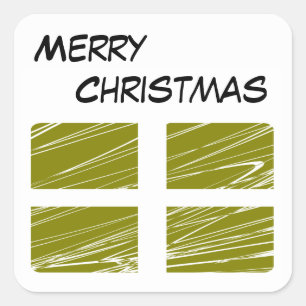 Carré Sticker Joyeux Noël