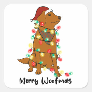 Carré Sticker Joyeux Woofmas