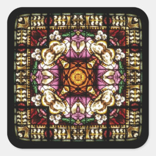 Carré Sticker Kaleidoscope Fenêtre Angel