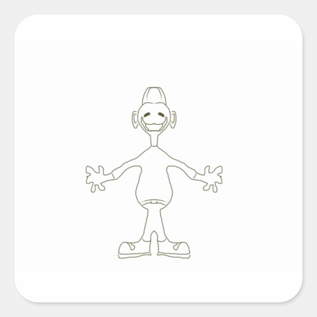 Carré Sticker Lil Fun Guy (Devant)