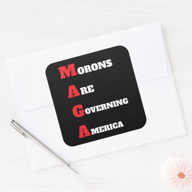 Carré Sticker MAGA (Enveloppe)