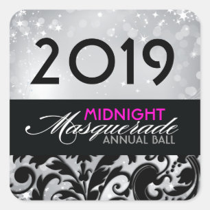 Carré Sticker Masquerade Classy