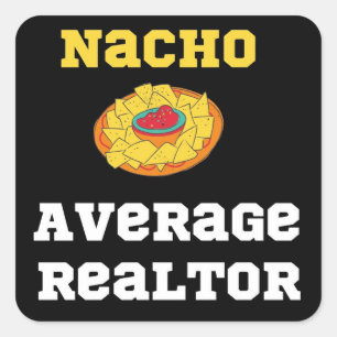 Carré Sticker Nacho Realtor