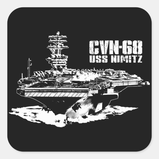 Carré Sticker Nimitz du porte-avions (Devant)
