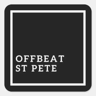 CARRÉ STICKER OFFBEAT ST PETE