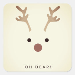Carré Sticker Oh Deer