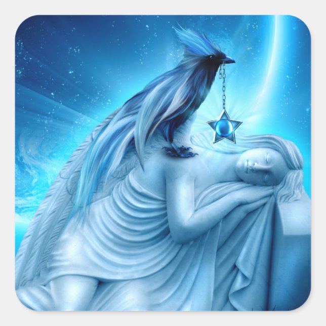 Carré Sticker Phoenix Crow (Devant)