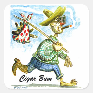 Carré Sticker pour cloche à cigares avec de nombreuses o