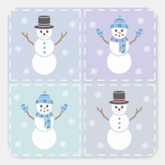 Carré Sticker pour courtepointe d'hiver
