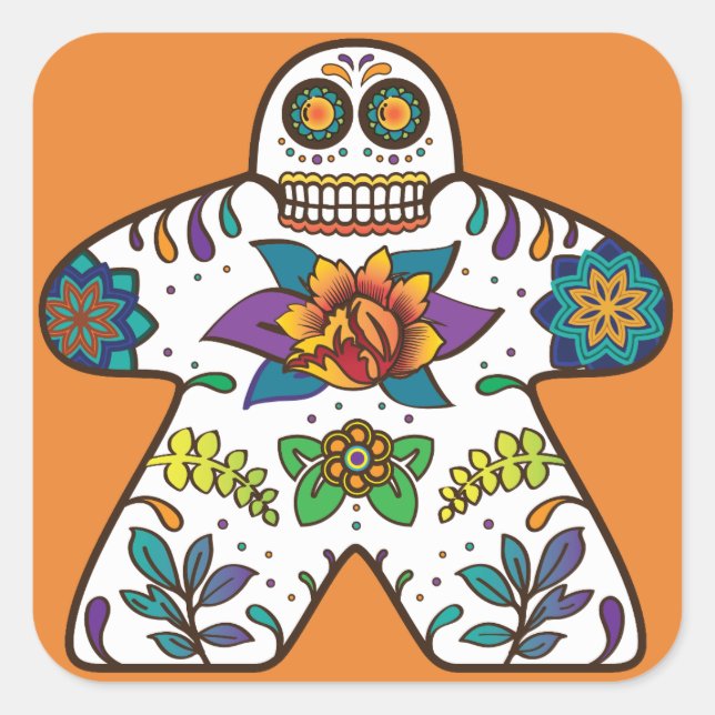 Carré Sticker pour souris à sucre (Devant)