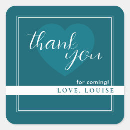 Carré Sticker profond Merci essence