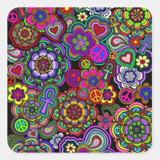 Carré Sticker Retromania 2